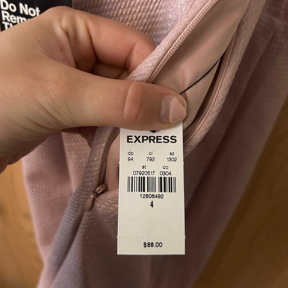 BRAND NEW Dusty Rose Express Mini Dress